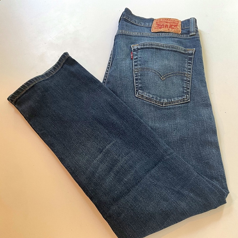 Levi’s 513 blue jeans